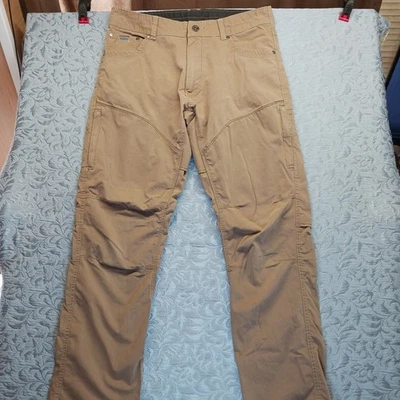 Pantalones de aire Kuhl Konfidant para hombre 32x32 beige tostado ventilados utilitarios para exteriores 5098 Foto 1 de 4