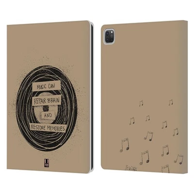 HEAD CASE DESIGNS ALL ABOUT MUSIC LEATHER BOOK WALLET CASE COVER FOR APPLE iPAD - Image 1 of 4