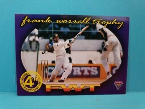 Frank Worrell Trophy🏆1995 Futera SHEFFIELD SHIELD #105 Cricket Card🏆FREE POST