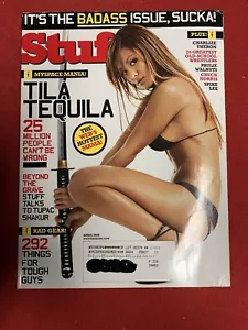 Stuff Magazine 77 April 2006 Tila Tequila, Jennifer Ellison - Imagen 1 de 1