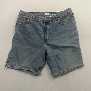 VINTAGE Calvin Klein Shorts Men’s Size 38 Easy Fit 5 Pocket Double Stone Wash - Picture 1 of 7