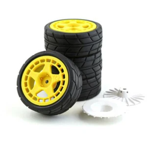 1/10 Drift Car Tires Tyre & Wheel Rims for HPI Tamiya Kyosho Ken Block Rally Car - Picture 1 of 17