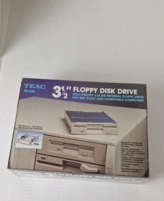 TEAC FD-235 KIT 3.5" Internal Floppy Disk Drive 1.44MB ((Factory  Sealed Box)))) - Image 1 of 4