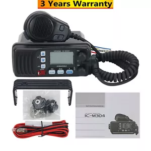 IC-M304 Waterproof Car Radio Station VHF Marine Radio Submersible 25W - Picture 1 of 9