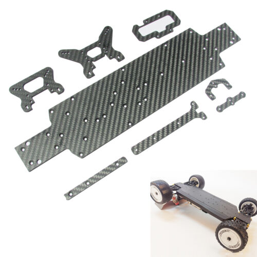 Chassis Bottom Shock Tower Board Plate for WLtoys 104001 1/10 RC Car Truck