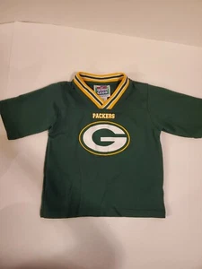 Vintage Green Bay Packers NFL Touch Down Club Jersey - Kids Toddler 18 Months - Picture 1 of 4