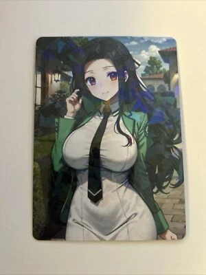 💗 The Irregular at Magic High School Sexy Goddess Waifu Anime Doujin Card - Image 1 of 2