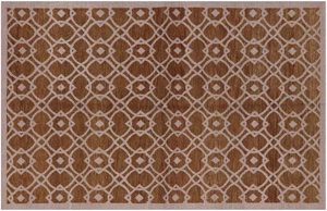 5' 2" X 8' 1" Clearance Modern Handmade Wool Rug - H1884 - Picture 1 of 7