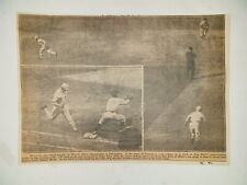 Al Simmons Jimmie Foxx Charley Moran Rogers Hornsby 1929 World Series Sheet