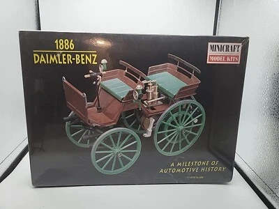 1886 Daimler-Benz Model #11205 1/16 Scale Minicraft New FS Cellophane Torn - Image 1 of 4