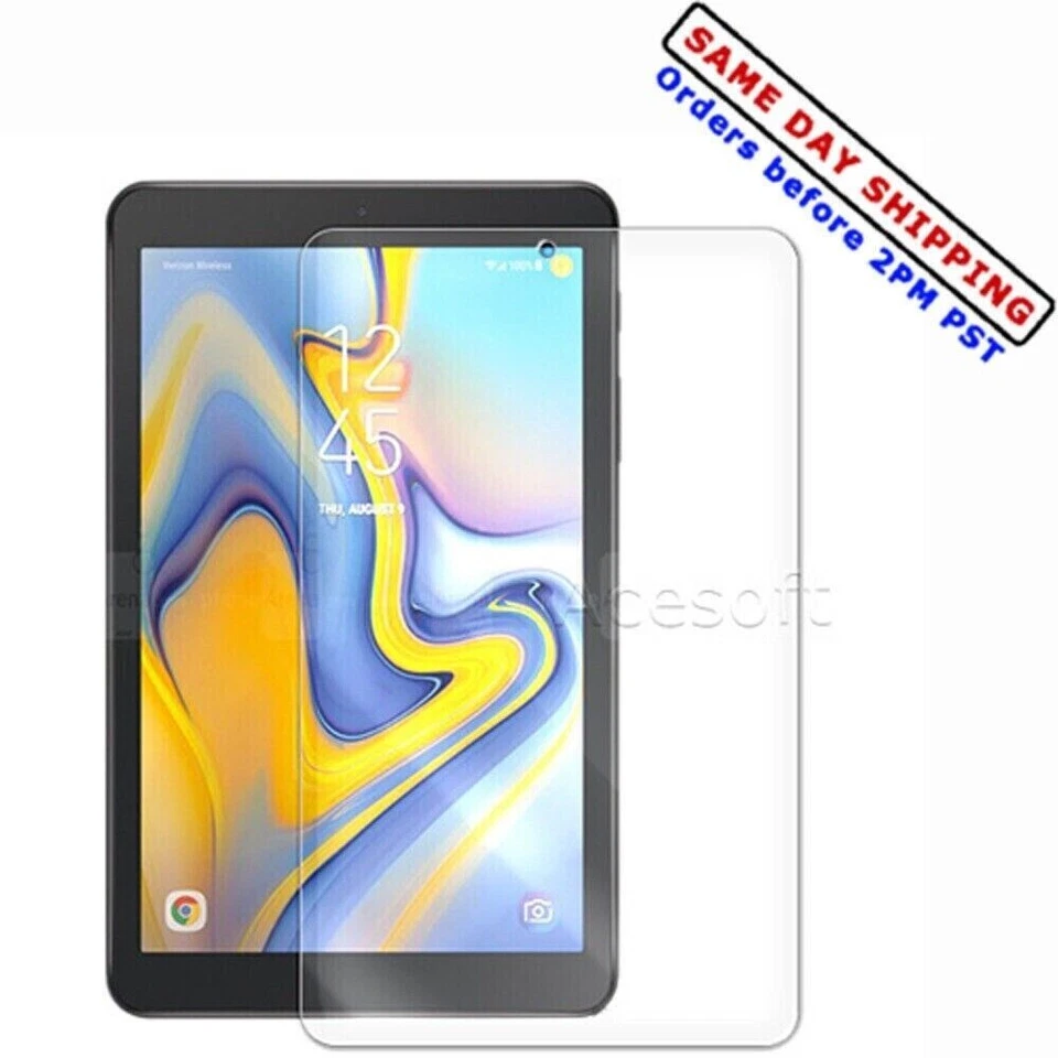 Heavy-Duty Clear 9H Screen Protector for Samsung Galaxy Tab A 8.0" 2018 SM-T387A - Image 1 of 1