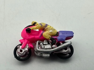 Galoob Micro Machines Ducati 1000 Motorcycle, Pink & Purple, Excellent - Image 1 of 4