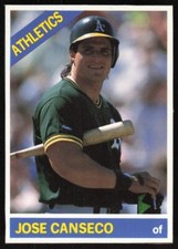 1991 Baseball Cards Magazine '66 Topps Replicas #47 Jose Canseco Oakland