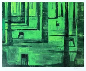 Dan Schlesinger Original Silkscreen S/N (Author of Harry Potter illustrations) - Picture 1 of 1