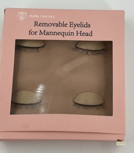 Pretty Memory Removable eyelids for Mannequin Heads - Picture 1 of 6