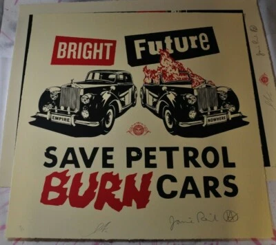 A - Shepard Fairey & Jame Reed - Bright Future - Large Format 30 x 30 - 2012 - Image 1 of 3