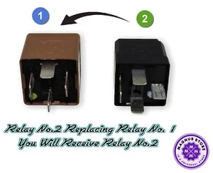 Relé Jaguar (95-08) XJ XK 4 pines (reemplazo) LJA6703AA V23136-B1-X21 40A 12V - Imagen 1 de 7