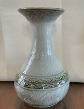 Vintage Studio Pottery Vase 1978 Signed Gregg Jacob Acanthus Leaf