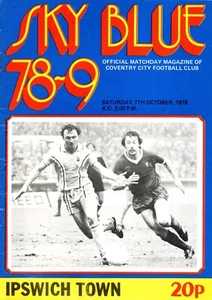Coventry City v Ipswich Town 1978-1979 Division One 07/10/1978 - Picture 1 of 1