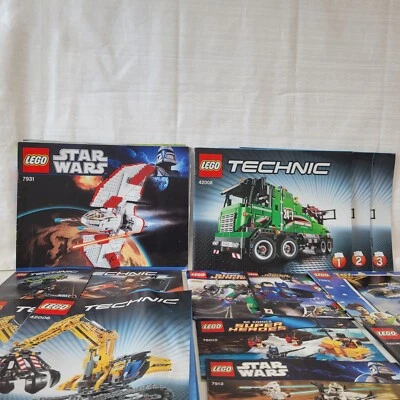 Lego Manual LOT (Star Wars, Lego Technic, DC Super Heroes, Toy Story) - Image 1 of 4