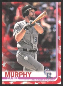 2019 Topps Series 2 Independence Day Daniel Murphy /76 #499 - Picture 1 of 2