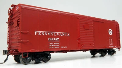 Rapido 123002 HO Pennsylvania Circle Keystone X31A Single-Door Boxcar 6-Pack #2 - Image 1 of 2