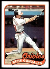 1989 Topps Rene Gonzales Baltimore Orioles #213