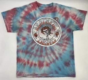 Vintage Grateful Dead T-shirt Red/Blue Tye Dye - Bertha Skull & Roses See Pics! - Picture 1 of 22