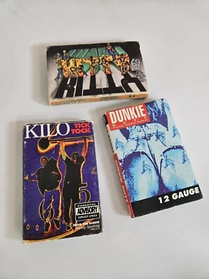 LOT of 3 Vintage Bass And Hip Hop Cassette  Singles, 69boys,12gauge,kilo - Image 1 of 4