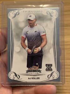 2023 Leaf Pickleball Premier Edition AJ Koller #4 Silver Base Card