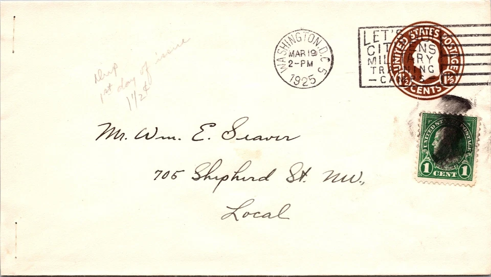 SC# U481 FDC - Uprated - Machine Canceled - L36911 - Image 1 of 2