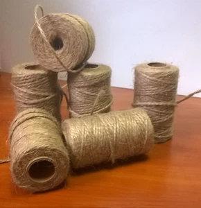 Jute Bindfaden Paketschnur Schnur Juteseil Packschnur 1,8 mm  Gartenschnur NEU!! - Bild 1 von 8