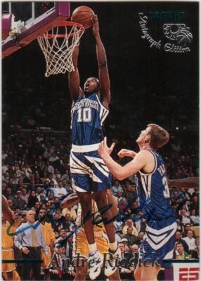 Autógrafo Andre Riddick 1995 clásico novato automático Kentucky Wildcats Foto 1 de 2