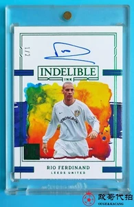 2022-23 Impeccable Leeds United Rio Ferdinand INDELIBLE INK Auto 1/2 SSP - Picture 1 of 2