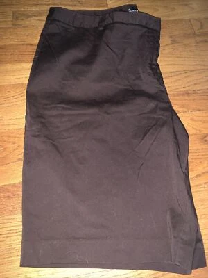 FASHION BUG Hershey Chocolate Drop Brown Khaki Trouser Shorts Size 20W  ❤️tb79 - Image 1 of 4