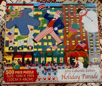 NUEVO Rompecabezas Briarpatch Holiday Parade 500 piezas 2011 edición coleccionable sellado Foto 1 de 2