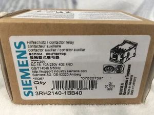 SIEMENS Contactor 3RH2140-1BB40 NEW S13 - Picture 1 of 4