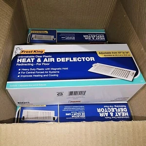 Heat And Air Deflector Frost King Floor Vent Magnetic Durable Adjustable Size (P - Picture 1 of 1