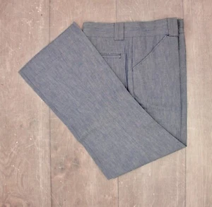 Herren Vintage 60er 70er Jahre Neu aus altem Lagerbestand blau Stephens Schlaghose Gr. 31x31 60s 70s Hose - Bild 1 von 12