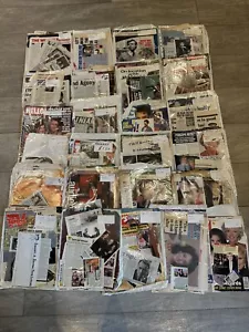 Assorted Scrapbook Magazine Newspaper Clippings Bundle Film Tv Soaps Celebrity - Picture 1 of 10
