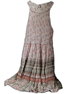 Taylor and Sage Charm Collection Women's Floral Midi Dress, Large High Neck Lrg - Picture 1 of 20