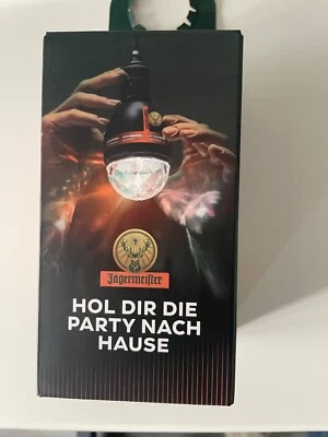 Jägermeister Disko Party Lampe E27  - NEU - - Bild 1 von 4