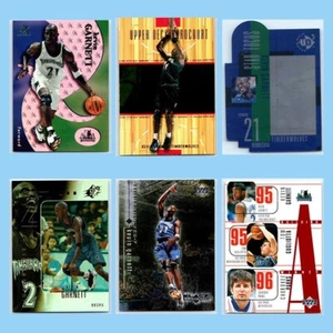 Lot of 6 Kevin Garnett Basketball Cards Timberwolves Celtics Nets HOF Rookies - Picture 1 of 2