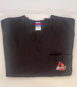 Louisville, Cardinals Scrubs V Neck Top L NFL Officially Licensed NEW - Picture 1 of 3