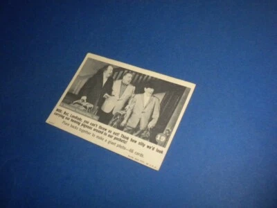 THE THREE STOOGES trading card #19 Fleer 1966 black and white U.S.A. - Image 1 of 4