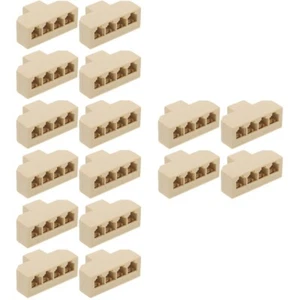 4 Count Telefon-Splitter Festnetzzubehör-Adapter Vier-Wege-Festnetzkonverter - Photo 1/12