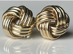 Ross Simons 14K Gelbgold Liebesknoten Neu im Karton - Bild 1 von 7
