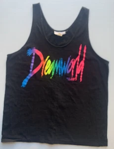 Dreamworld Gold Coast Australia Singlet Top Size L Black/Neon VINTAGE/RETRO - Picture 1 of 6