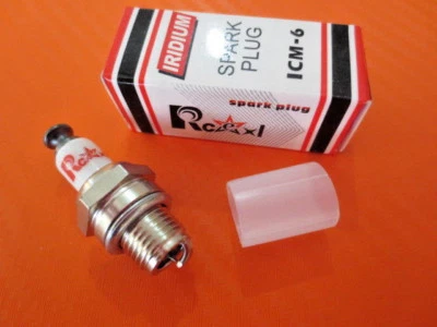 Rcexl Iridium Zündkerze ICM-6 CM6 10mm Spark Plug DLE30 DLE55 DLE111 DLA56 EME55 - Bild 1 von 4