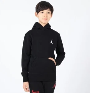 Jordan MJ Essentials FT PO Boy's Sweatshirt - Black - Picture 1 of 2